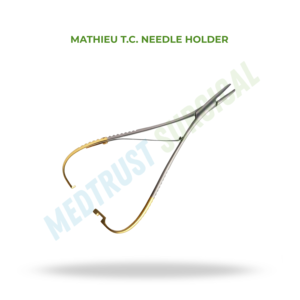Mathieu T.C. Needle <b>Holder</b> Tungsten Carbide Surgical Instrument Spring Handle Needle <b>Holder</b> - Product Image 2