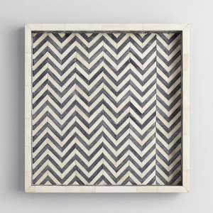 Plateau Feng Shui de Luxe Fait Main Écologique avec Incrustations en Os – Design Décoratif Élégant, Qualité Supérieure pour la Maison et la Cuisine (Idéal pour Servir) - Product Image 5