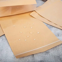 Pochette autoportante réutilisable en papier kraft, taille personnalisée pour emballage alimentaire haut de gamme avec doublure haute barrière