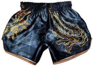 Muay Thai short premium quality satin fabric custom design breathable lightweight gym training short <b>elastic</b> waistband men women - Product Image 6