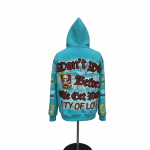 Fabricant en gros de sweats à capuche 100% coton de haute qualité et à faible MOQ pour hommes, avec logo personnalisé imprimé - Product Image 6