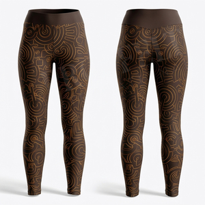 Premium Quality Seamless All Over Printed Yoga Leggings for Women Fashionable Partywear Fitness Gym Running Workout <b>Tight</b> Pants - Product Image 3