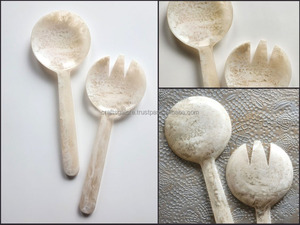 Resin Handmade Wedding <b>Salad</b> Server <b>Spoon</b> Flatware From India Modern Eco-Friendly Dinner <b>Spoon</b> - Product Image 5
