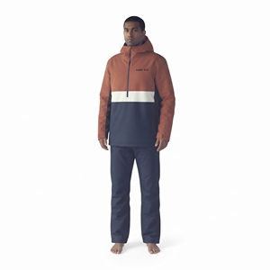 Chaqueta de Esquí para Hombre Hawk Eye con Bloques de Color, Capucha, Impermeable, Gore-Tex, Aislamiento Sintético, Ropa de Invierno para Exteriores - Product Image 5