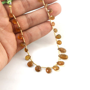Apatita Natural Facetada en Forma de Pera, 4x6mm-9x12mm, Piedra de Nacimiento de Junio, Cuentas para Joyería, Venta al Por Mayor - Product Image 3