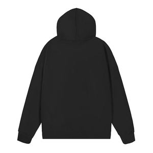 Oem 100% Cotton Heavyweight Fleece <b>Pullover</b> <b>Men</b> Hoodies Solid Pocket Regular Fit Drop Shoulder Breathable Winter - Product Image 6