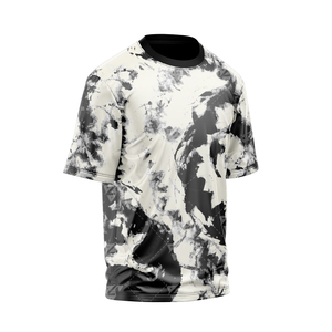 เสื้อยืดคุณภาพสูงขายส่ง พิมพ์ลายโลโก้ด้านหน้าด้วยเทคนิคซับลิเมชั่น เป็นมิตรต่อสิ่งแวดล้อม แห้งเร็ว ผลิตจากผ้าฝ้าย 100% สำหรับผู้ชาย ทรงหลวม - Product Image 1