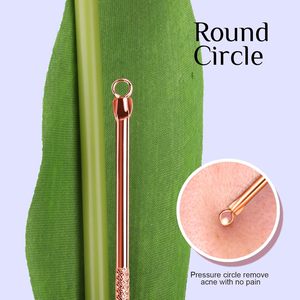 Herramienta 2 en 1 para Eliminar Puntos Negros, Extractor de Espinillas con Limpiador de Poros, Kit de Eliminación de Comedones de Acero Inoxidable para Acné Facial y Nasal - Product Image 6