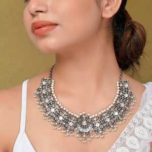 Collier de perles Meera Jaipur Neel - Product Image 1