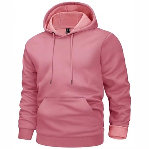 Unique Color Quick Dry Comfortable Fleece Fabric <b>Men's</b> Zipper <b>Pullover</b> Hoodie 100% Cotton Blended New Arrival Winter Classic - Product Image 4