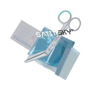 Manche de scalpel en acier à usage unique n°3, scalpel chirurgical manuel jetable fixe, certifié CE, emballé individuellement dans un carton pratique - Product Image 6