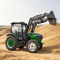 Premium 100 PS 90 PS 4x4 Allrad-Kabinen-Traktor mit Getriebe und Motorkomponenten, anpassbar, Hochleistungs-Traktor