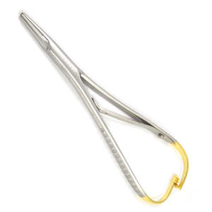 Portaagujas Mathieu, Instrumento Quirúrgico Manual, Acero Inoxidable con Recubrimiento Arcoíris, para Cirugía General, Clase I, Certificado CE - Product Image 4