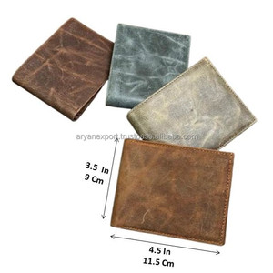 Monedero delgado de cuero genuino de grano completo de gran capacidad con bloqueo RFID de primera calidad, billetera corta para tarjetas de identificación de efectivo para hombres - Product Image 2