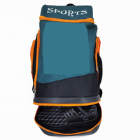 Sacs de sport multicolores, nouveau design, sac de gym, sacs à dos de basketball personnalisés de haute qualité, en tissu de coton, capacité 30-40L