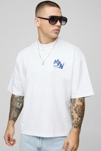 mens oversized boxy fit t shirt drop shoulder loose fit heavy cotton streetwear blank <b>tshirt</b> custom logo export - Product Image 4