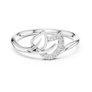 MINIMALIST LAB GROWN DIAMOND <b>RING</b> <b>SET</b> IN 18KT YELLOW <b>GOLD</b> ENGAGEMENT WEDDING PARTY VALENTINE GIFT GLAM EVENT DAILY USE FOR WOMEN - Product Image 5