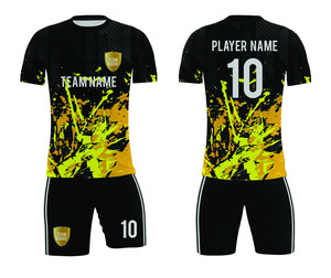 ชุดฟุตบอลแบบสั่งทำพิเศษ ผ้าโพลีเอสเตอร์ 100% พิมพ์ลายดิจิทัล เสื้อซ้อมฟุตบอล แขนสั้น ระบายอากาศดี คอวี น้ำหนัก 180 กรัม พร้อมโลโก้ - Product Image 6