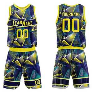 Wholesale High Quality Plain Unisex Basketball Uniform Sets Plus Size Printed Comfortable Breathable Quick Dry 100% Polyester - Product Image 1