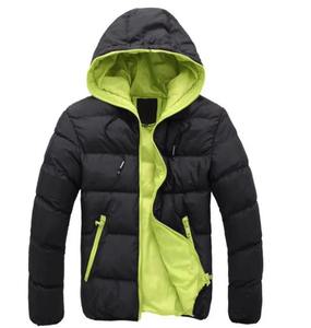 Wholesale Outdoor Light Warm Duck Feather Custom Logo Nylon Black Hooded Winter Bubble Puff Filled Down Puffer Jackets for Men - Product Image 2