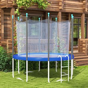 Tapis de sécurité de remplacement pour trampoline 12FT résistant aux déchirures et toutes les intempéries, sans trous, accessoires pour parc de trampolines, sans poteaux requis - Product Image 6