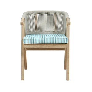 Chaise de salle à manger en bois moderne au design unique, faite à la main, avec des cordes, écologique, durable, pour la maison, le bureau, le restaurant - Product Image 3