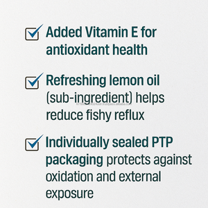 Gélules Oméga 3 DHA à Base de Plantes pour Enfants et Prénatal 30 Count Vegan OEM Corée huile de poisson - Product Image 6