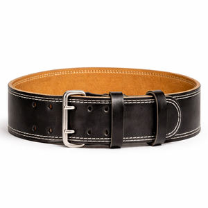 Cinturón de Entrenamiento de Cuero Vacuno de Alto Rendimiento SAAR INDUSTRIES - Soporte Profesional para Atletas, Resistente y Fuerte para Entrenamiento Intenso - Product Image 3