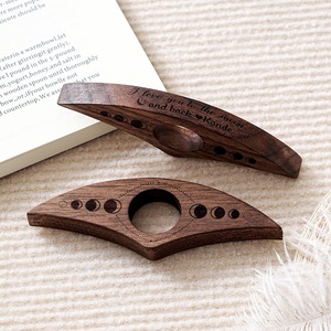 Soporte de Anillo para el Dedo para Leer Libros, Sujetador de Dedos de Madera - Product Image 3