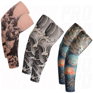 Tattoo Arm Sleeves Ice Cool UV Sun Protection Summer Outdoor Compression Arm Sleeves Breathable Elastic Sports Arm Covers - Product Image 5