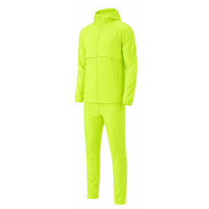 Conjunto de Chaqueta y Pantalones Cortavientos para Hombre, Talla Grande, Estampado, Poliéster, Resistente al Agua, Transpirable, Ecológico, Ligero, para Exteriores - Product Image 4