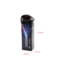 Batterie UAV d'origine d'usine 340wh/kg 14000mah 22.2V, grande capacité, longue durée de vol, batterie lithium-ion semi-solide pour drone/UAV