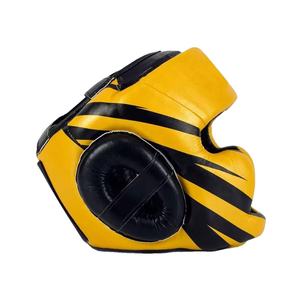 ราคาโรงงาน ขายดีที่สุด ขายส่ง อุปกรณ์ป้องกันศีรษะสำหรับชกมวย เทควันโด รักบี้ หมวกนิรภัยสำหรับฝึกซ้อม หนังแท้ ปรับแต่งได้ ปลอดภัย - Product Image 2