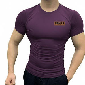 Camiseta de Compresión Deportiva para Hombre, de Secado Rápido, con Estampado por Sublimación, de Spandex, Manga Larga, Capa Base para Correr, Protección Contra Rozaduras - Product Image 1
