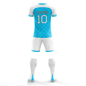 New Design Wholesale Custom Men Uniform Sets Pattern Sublimated <b>Compression</b> Soccer Football Kits Training Wear Uniform - Product Image 6
