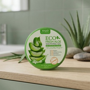 Gel apaisant coréen pour la peau, à l'extrait de vera, rafraîchissant, soyeux, revitalisant, hydratant, testé, beauté, extrait organique - Product Image 5