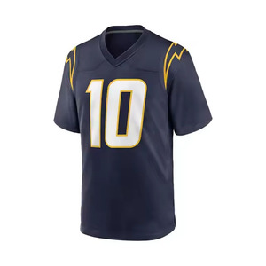 Camiseta de Fútbol Ligera Personalizada con Nombre y Número del Jugador, Colores del Equipo Impresos, Camiseta Deportiva Transpirable - Product Image 1