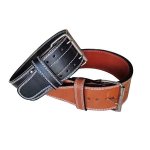 High Quality Genuine <b>Leather</b> Weightlifting Belt 10mm Fitness and Weightlifting Protection Belt 2026 - Product Image 3