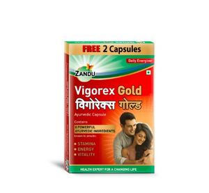 Zandu Vigorex Gold Tablets-Wild Cultivation Water Extraction CAN Packaging - Product Image 1
