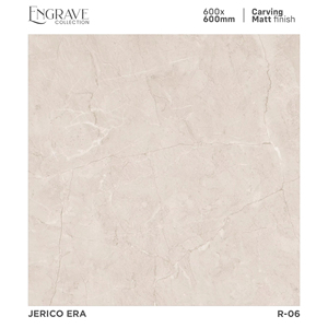 Azulejos arquitectónicos de porcelana de 60x60 cm con acabado mate tallado, diseñados para espacios refinados y una expresión texturizada en el suelo. - Product Image 1