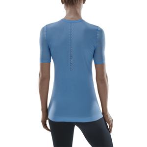 Camiseta de compresión para correr de verano ajustada para mujer, ropa de entrenamiento de manga corta con cuello redondo y estampado femenino, logotipo de pana, talla XL informal - Product Image 2