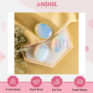 Piedra de Ópalo Sintético Natural Ovalada Pulida de 2.5 Pulgadas de la Mejor Calidad, Cristales Curativos de 1 kg para la Belleza y la Energía Positiva - Product Image 2