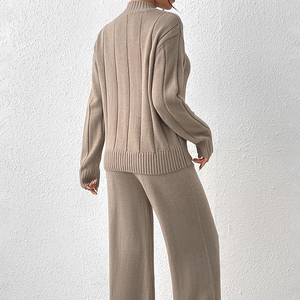 Ropa Deportiva de Invierno para Mujer al por Mayor, OEM, 2 en 1, Ecológica, 100% Algodón, Conjuntos Deportivos de Alta Calidad para Gimnasio, Deportes y Jogging - Product Image 4