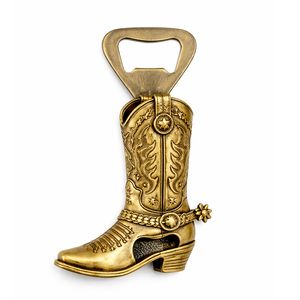 ที่เปิดขวดรูปรองเท้าคาวบอยโลหะ 3 มิติ ของที่ระลึกสำหรับนักท่องเที่ยวเท็กซัส ของขวัญเบียร์แบบกำหนดเองได้ - Product Image 6