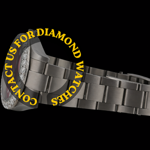 Última Colección de Relojes para Hombre, Esfera Redonda Roja con Bisel con Incrustaciones de Diamantes Moissanite, Acero Inoxidable, 41MM, Reloj Clásico de Marca - Product Image 3