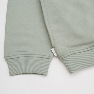 Sweat-shirt à capuche oversize vert sauge en molleton doux polyester/rayonne, coupe décontractée, uni, pour un usage quotidien décontracté - Product Image 5