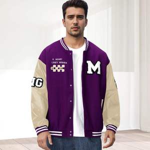 Custom Varsity <b>Jacket</b> <b>Men</b>’s Letterman <b>Jacket</b> Baseball Bomber <b>Jacket</b> College Streetwear <b>Jacket</b> OEM ODM Wholesale Manufacturer - Product Image 6