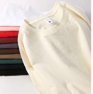 Custom Printed Heavyweight 100% Cotton Luxury T-shirt with Custom Logo Mock Neck Oversize Fit Eco-Friendly & Breathable for <b>Men</b> - Product Image 3