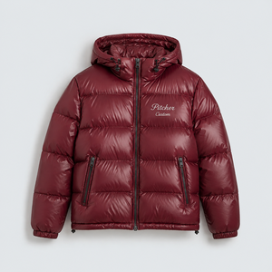 Factory Direct Bulk Hooded <b>Patchwork</b> Men's Puffer <b>Jackets</b> Pakistan Wholesale Apparel Manufacturing OEM - Product Image 3