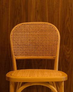 Silla de Comedor Moderna de Madera Maciza de Teca de Calidad de Exportación, Silla con Asiento Acolchado de Ratán Tejido a Mano, Sillón para Apartamento, Restaurante, Hogar, Impermeable 1 - Product Image 6